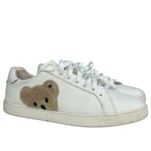 Palm Angeles New Teddy Bear White Low Top Tennis Sneakers Shoe Mens SZ 40/7 READ